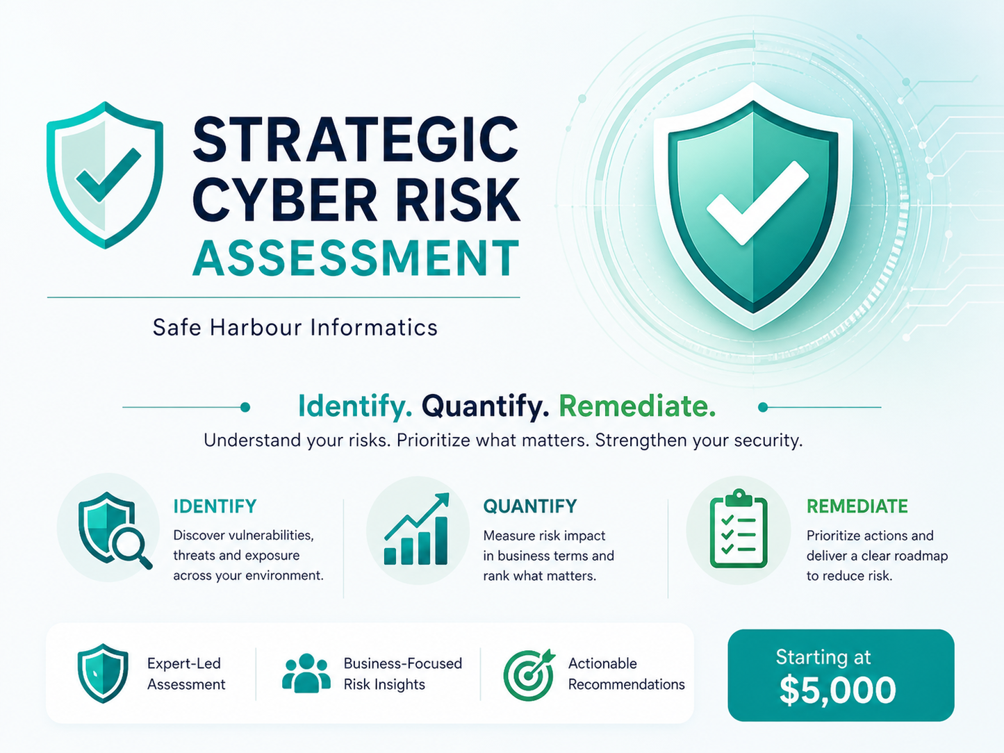 Strategic Cyber Risk Assessment — Safe Harbour Informatics